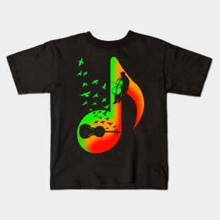 Music Cello Player Kids T-Shirt